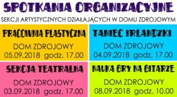 Spotkania organizacyjne