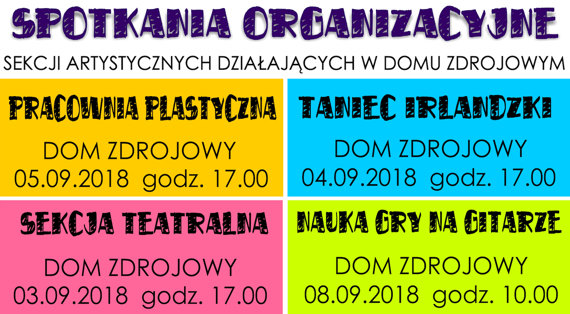 Spotkania organizacyjne