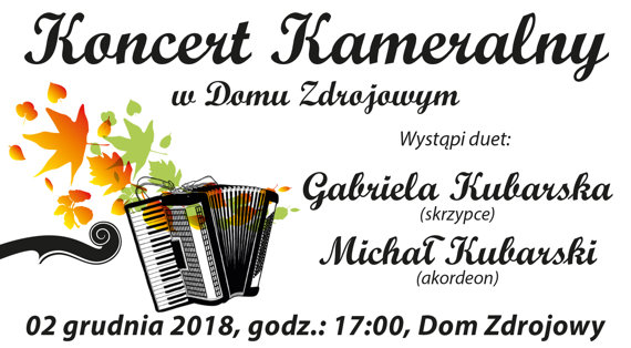 Koncert Kameralny w Domu Zdrojowym
