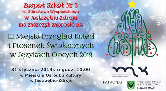 III Miejski Przegląd Kolęd i Piosenek Świątecznych w Językach Obcych 2018