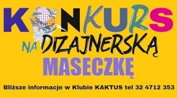 Konkurs na dizajnerską maseczkę