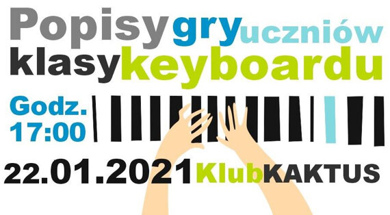 Popisy gry uczniów klasy keyboardu