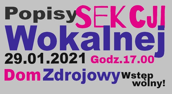 Popisy sekcji wokalnej