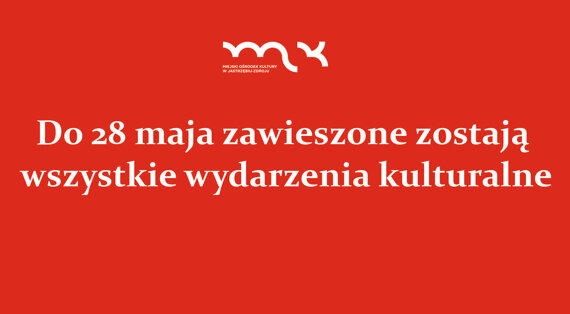 Zawieszenie działalności do 28 maja