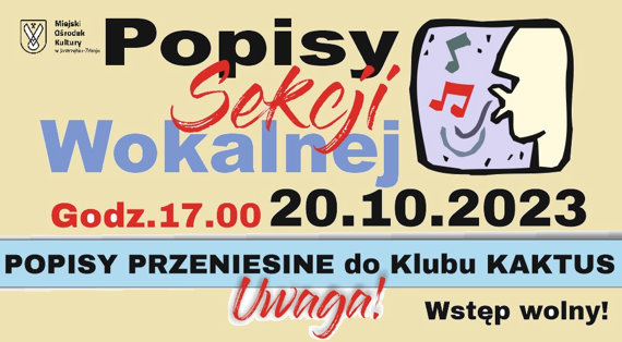 Popisy sekcji wokalnej