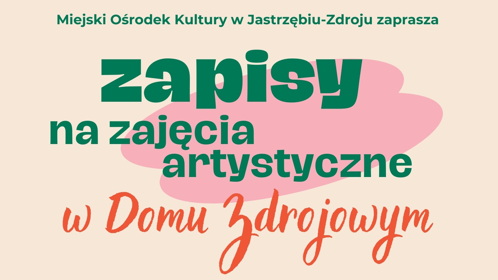 Zapisy na zajęcia artystyczne