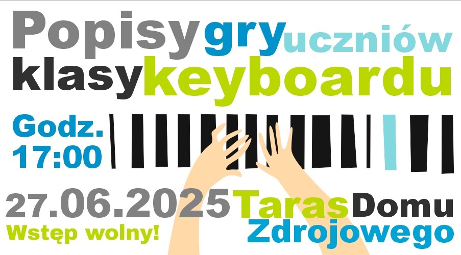 Popisy gry uczniów klasy keyboardu