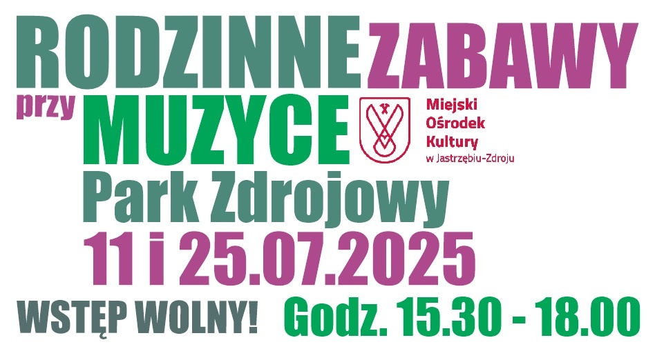 Rodzinne zabawy przy muzyce pod chmurką