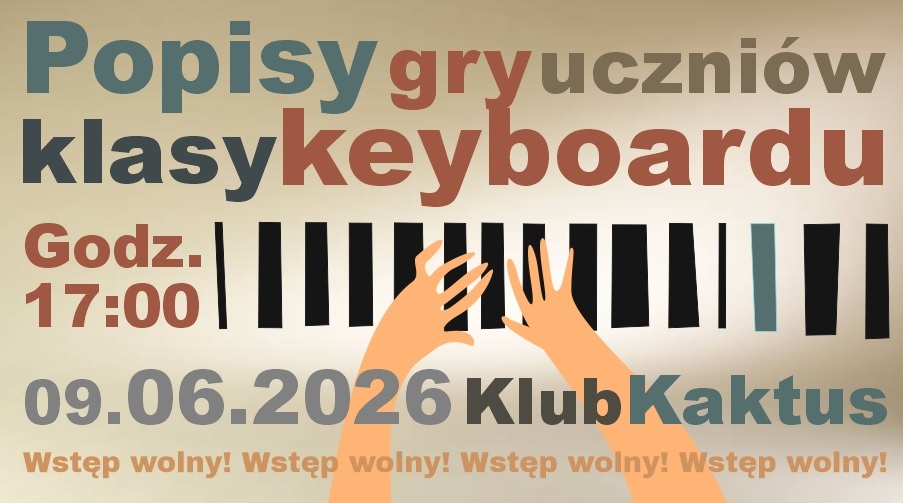 Popisy gry uczniów klasy keyboardu