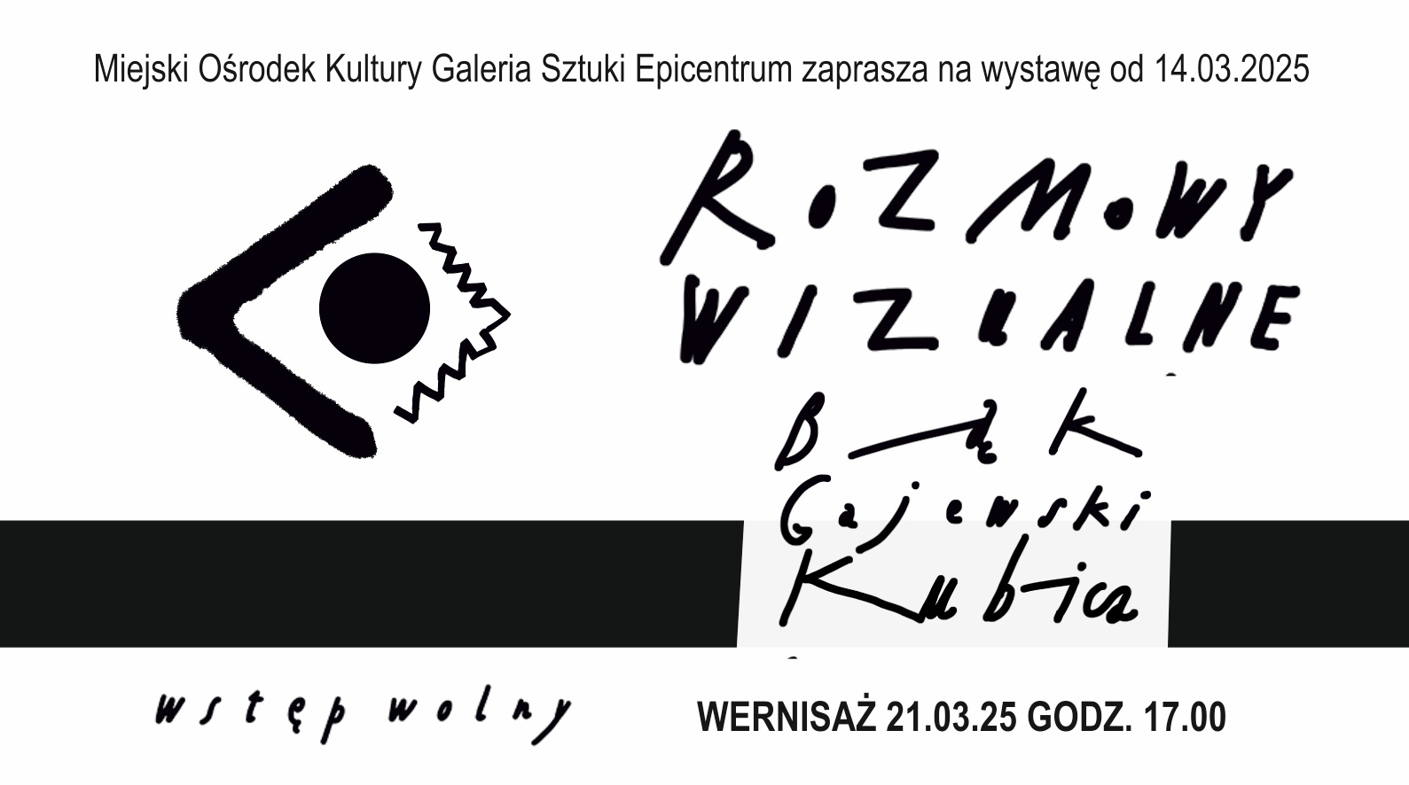 „ROZMOWY WIZUALNE” - BĄK, GAJEWSKI, KUBICA