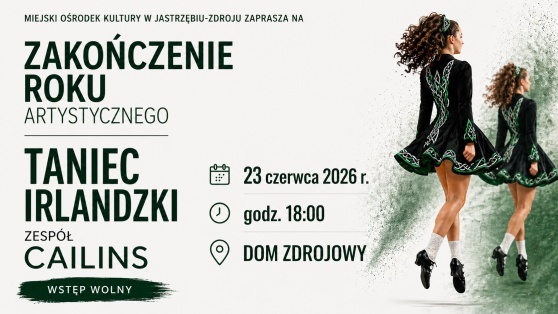 Popisy zespołu tańca irlandzkiego „Cailins”